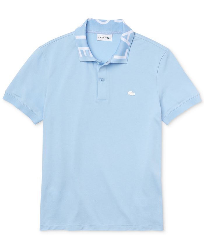 Macy's lacoste shop slim fit polo