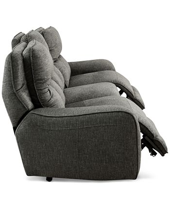 Furniture - Terrine 3-Pc. Fabric Sofa with 2 Power Motion Recliners