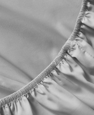 Solid Cotton Rich Blend Fitted Sheet, Queen