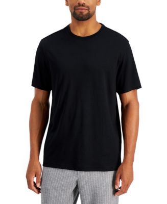 Alfani Men's Solid Supima Blend Crewneck T-Shirt, Created for Macy's