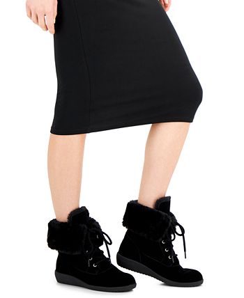 Style Co Aubreyy Lace Up Winter Boots Created for Macy s Macy s