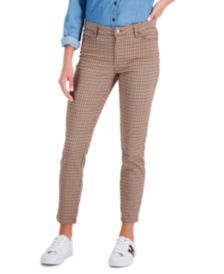 Plaid Skinny Pants