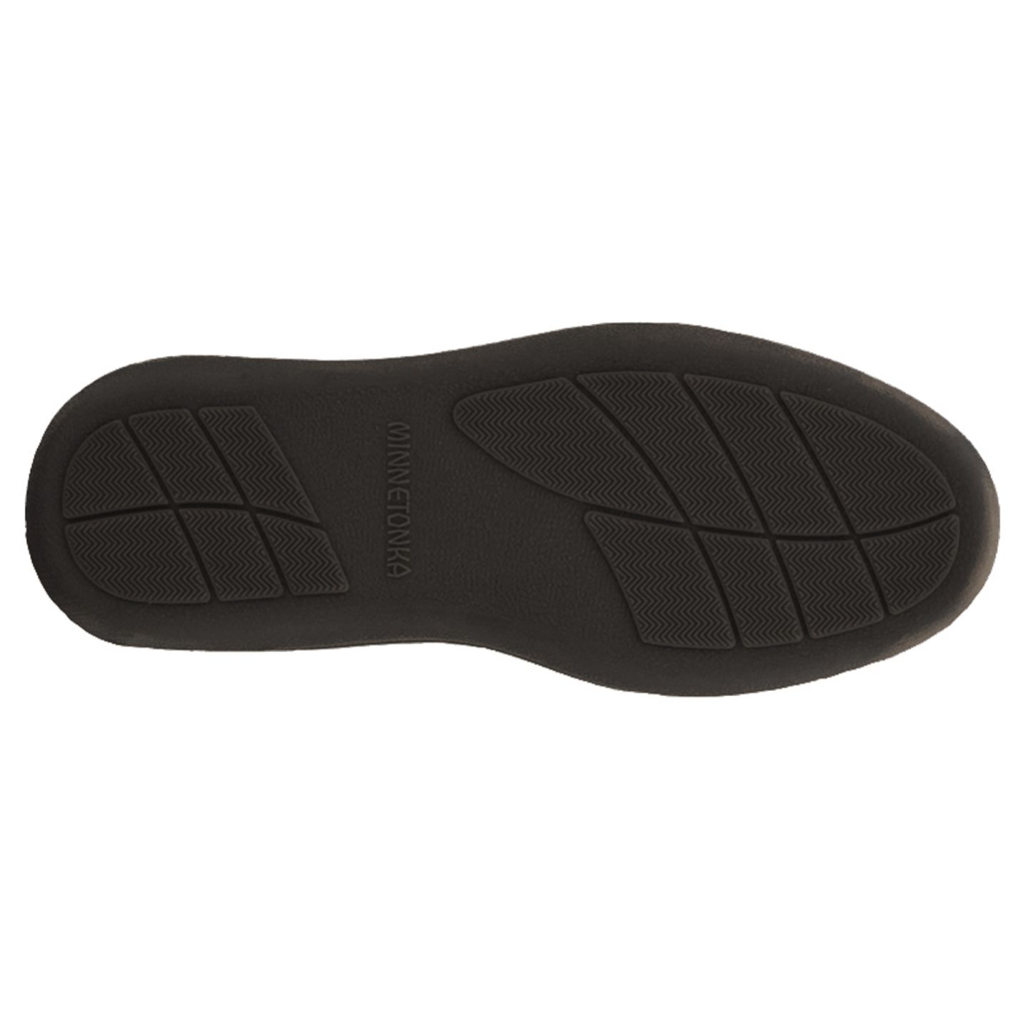 Мужские тапочки Minnetonka Sheepskin Hardsole Moccasin Slippers, цвет: Чёрный — фото 3