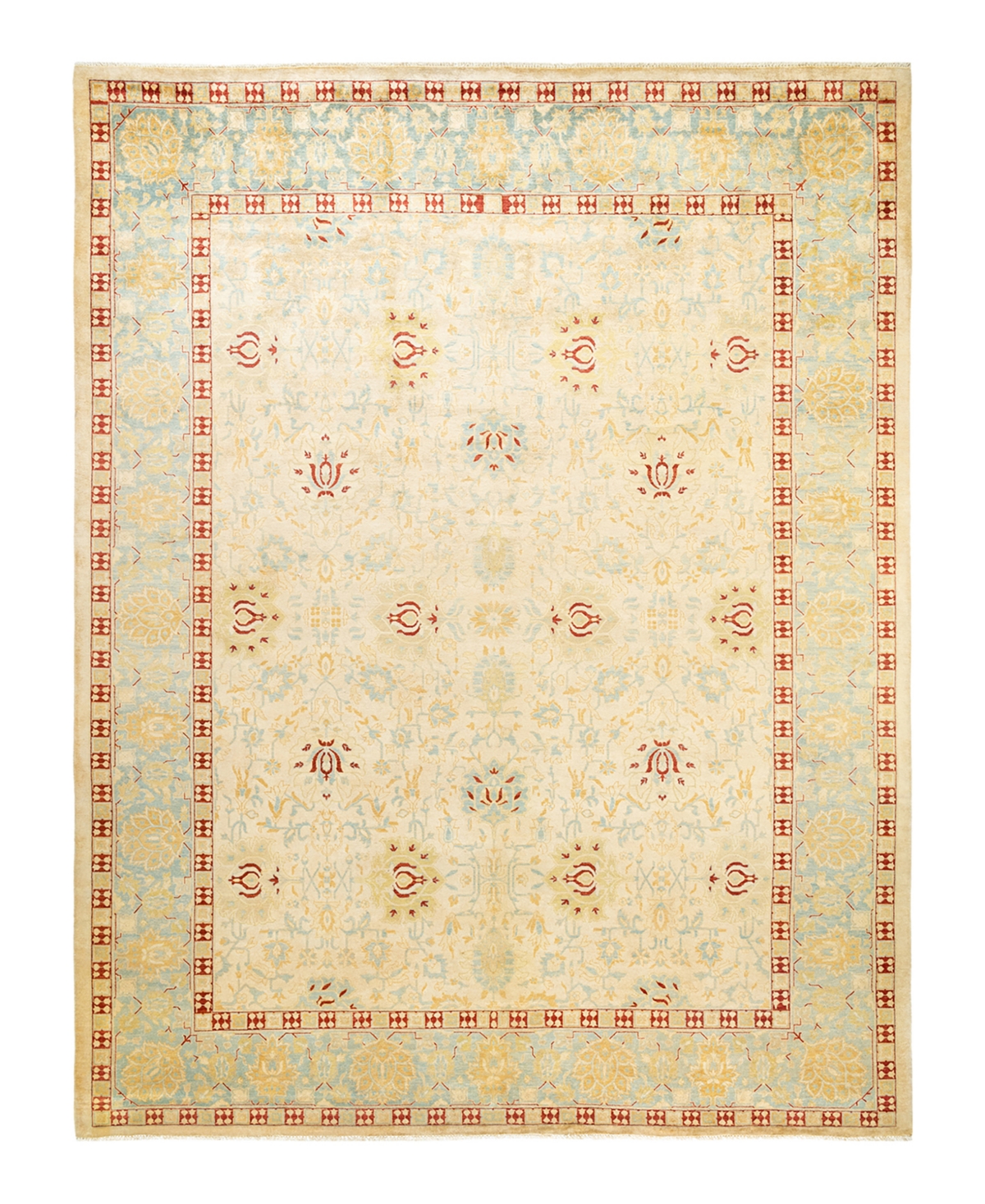 Closeout! Adorn Hand Woven Rugs Eclectic M1749 9'2in x 11'10in Area Rug - Ivory