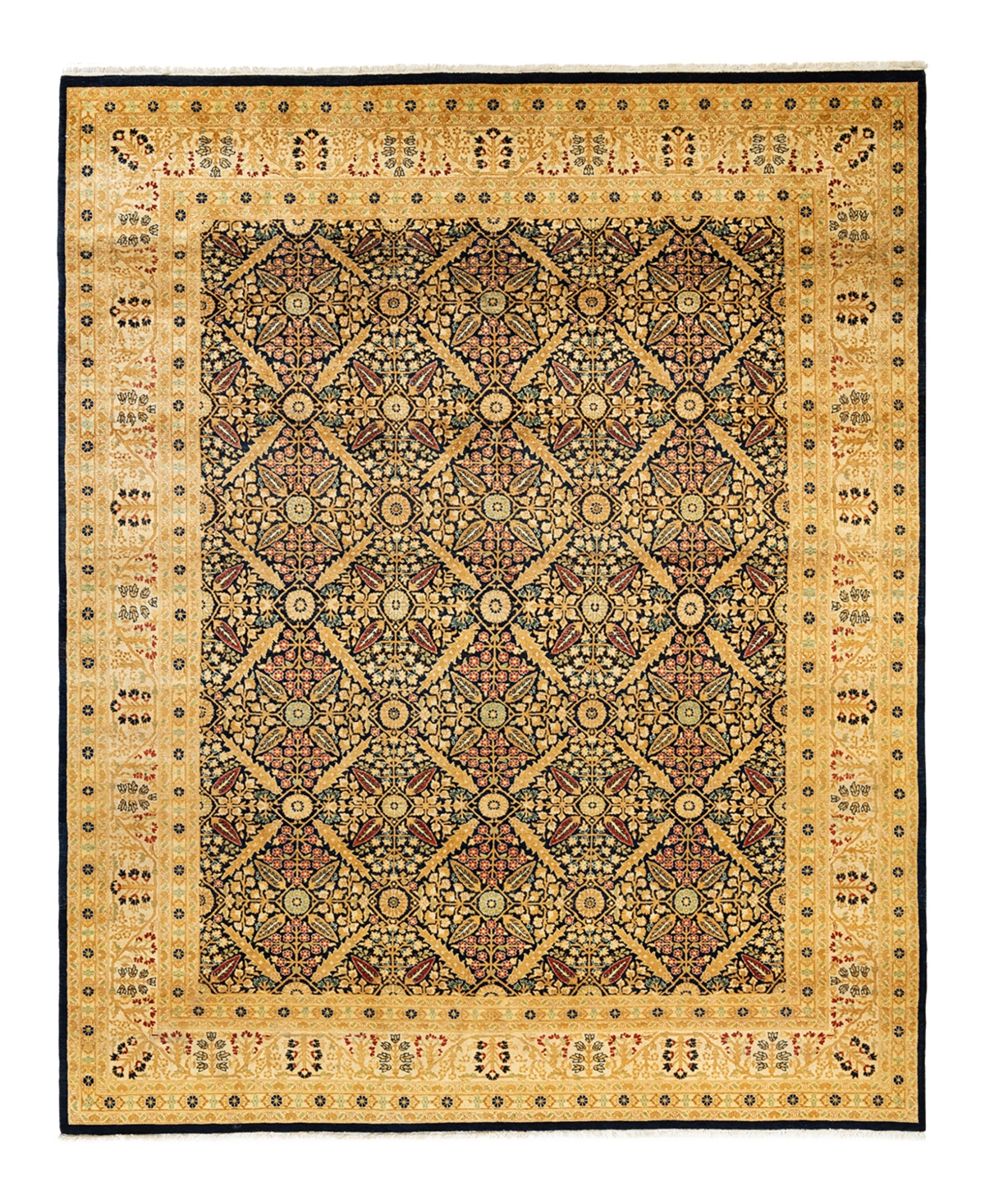 Adorn Hand Woven Rugs Mogul M1462 8'1in x 10'1in Area Rug - Goldenrod