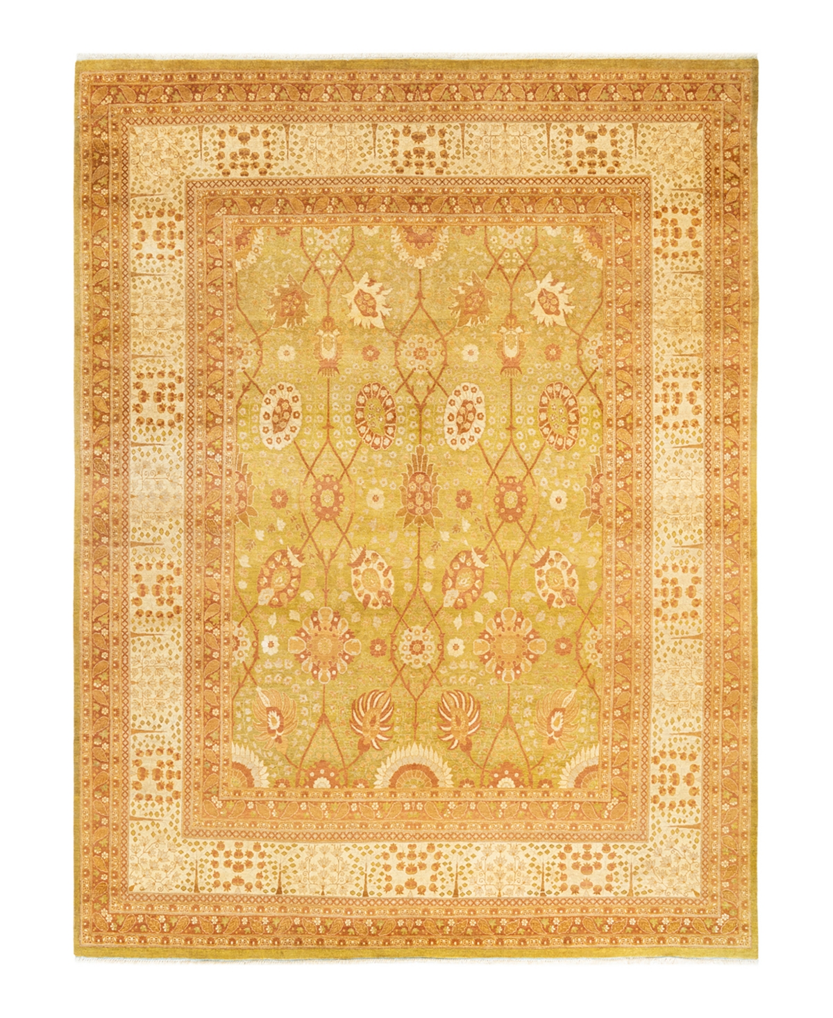 Adorn Hand Woven Rugs Mogul M1462 8'1in x 10'7in Area Rug - Orange