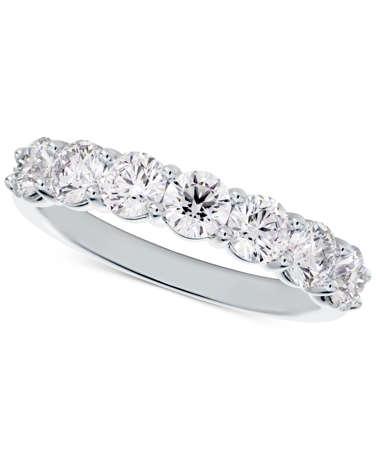 De Beers Forevermark Portfolio by De Beers Forevermark Diamond Seven Stone Band (1/2 ct. t.w.) in 14k White, Yellow or Rose Gold