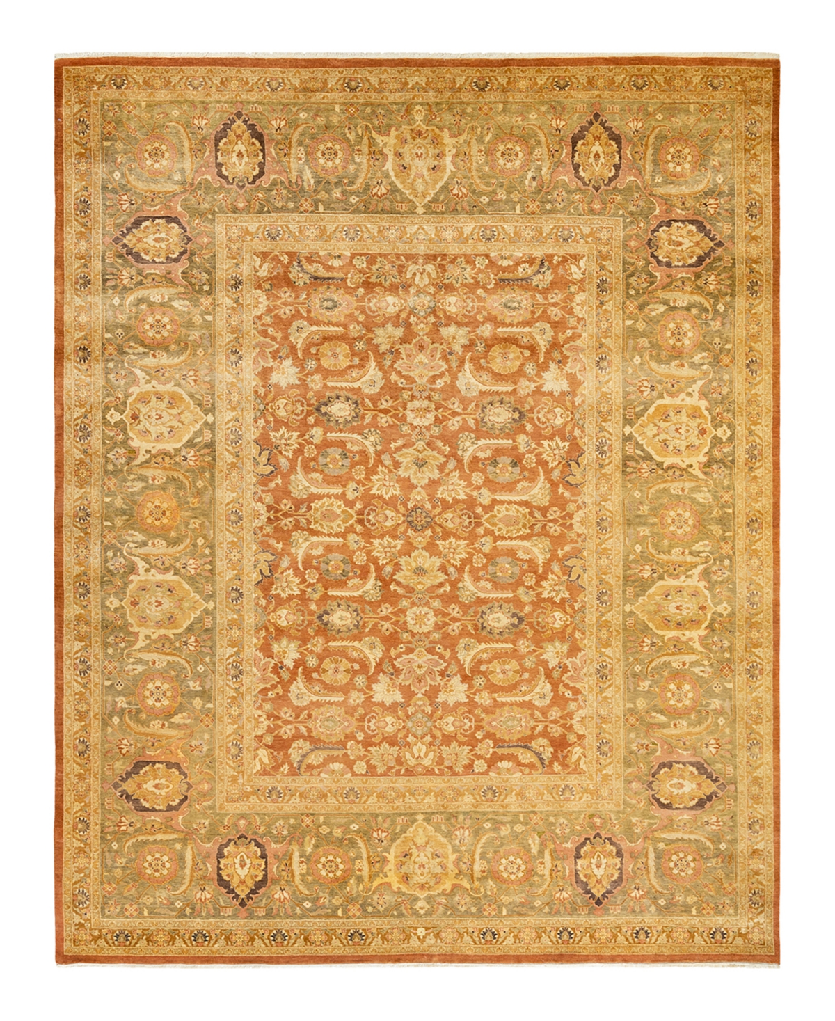 Closeout! Adorn Hand Woven Rugs Mogul M1460 8'3in x 10'6in Area Rug - Brown