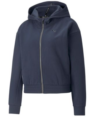 puma purple fleece jacket