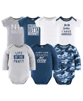 Baby Boys Newborn Shower Gift Set Layette Essentials, Navy, Grey