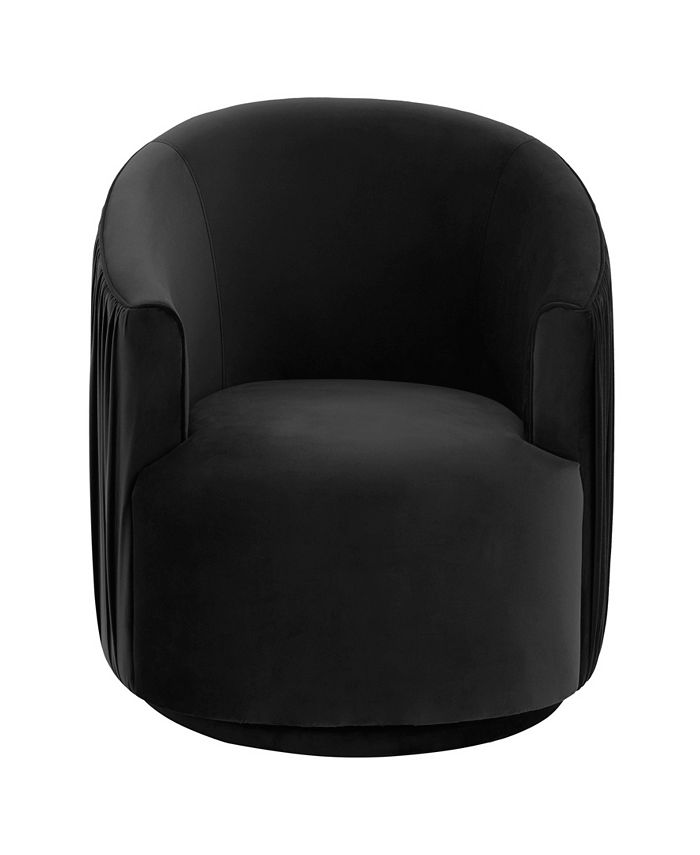 TOV Furniture London Pleated Swivel Chair & Reviews Furniture Macy's