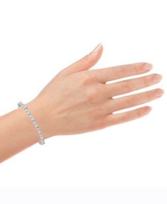 Diamond Bracelet (1/2 ct. t.w.) in Sterling Silver or Gold-Plated Sterling Silver