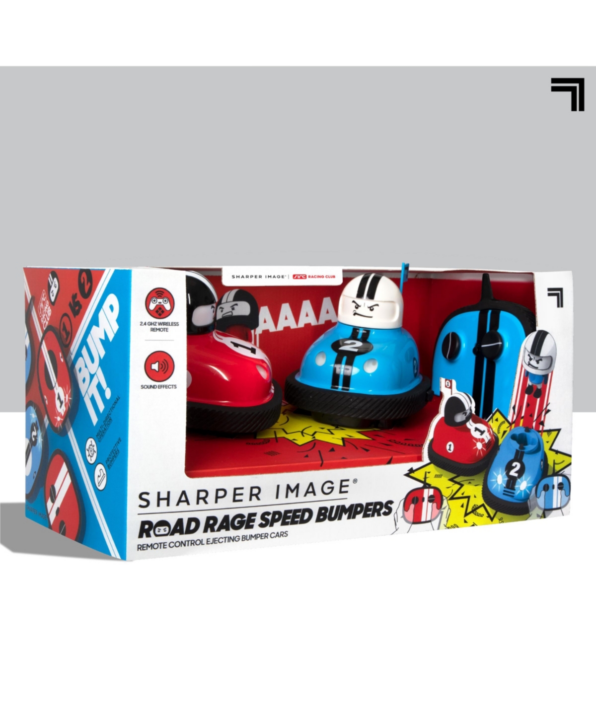 Shop Sharper Image Road Rage Rc Speed Bumper Cars In Red And Blue