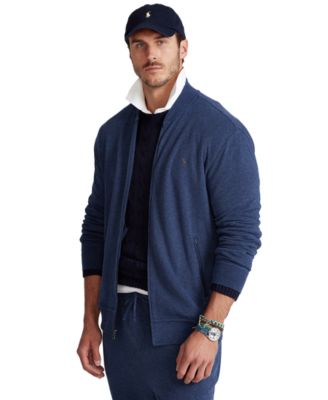 Polo Ralph Lauren - Men's Big & Tall Luxury Jersey Baseball Jacket