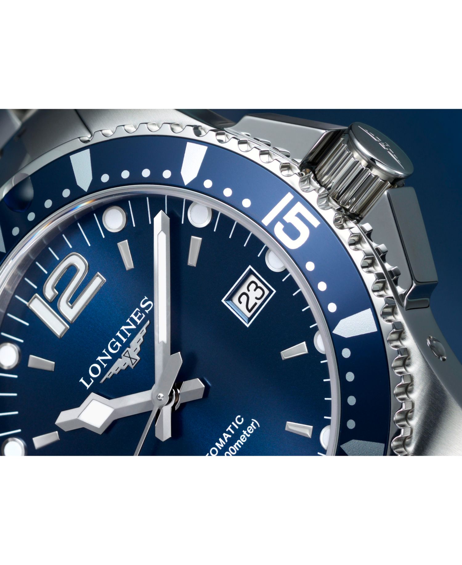 Men's Swiss Automatic HydroConquest Stainless Steel Bracelet Watch 41mm