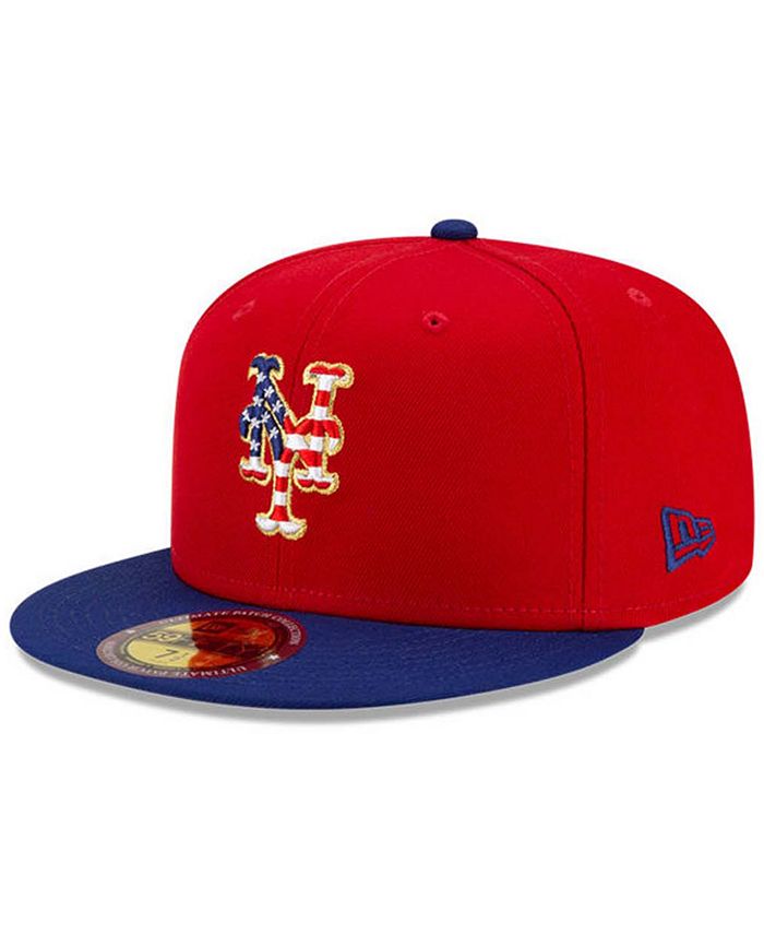 Los Angeles Dodgers New Era Americana Patch 59FIFTY Fitted Hat - Red