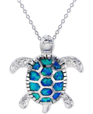 turtle necklace opal