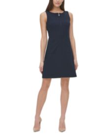 Half-Zip Sheath Dress