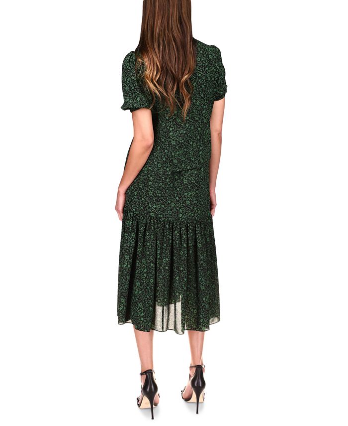 Michael Kors Printed Faux-Wrap Dress, Regular & Petite - Macy's
