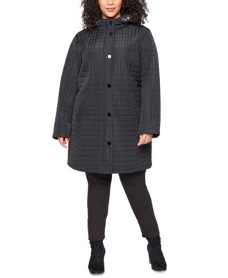 jones new york plus size coats & jackets