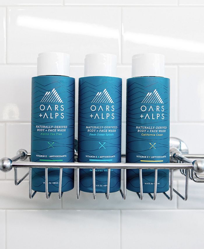 Oars + Alps - Oars + Alps Naturally-Derived Alpine Tea Tree Body + Face Wash, 14.4-oz.