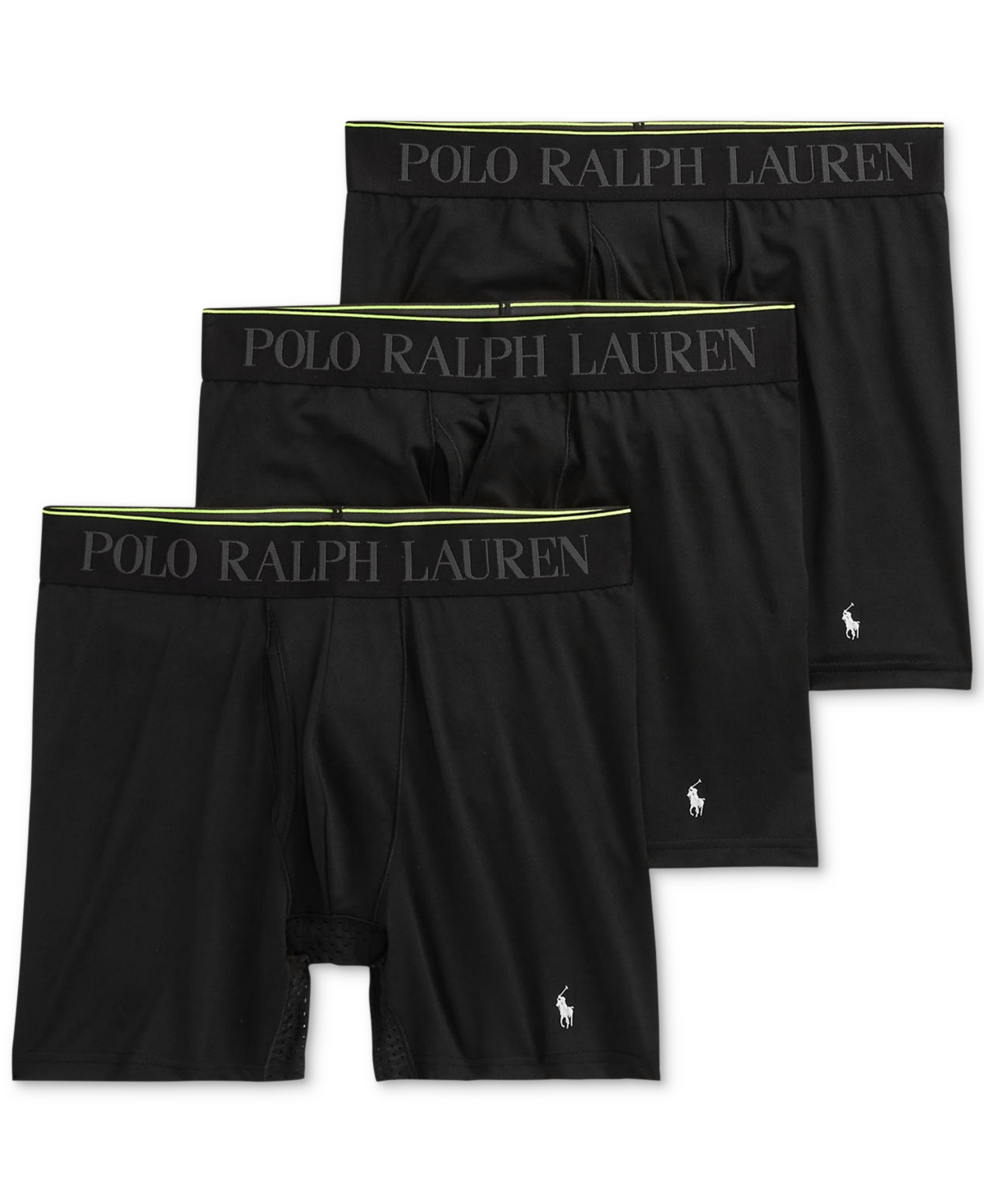 Polo Ralph Lauren Flex Performance Air Boxer Briefs - 3-Pack
