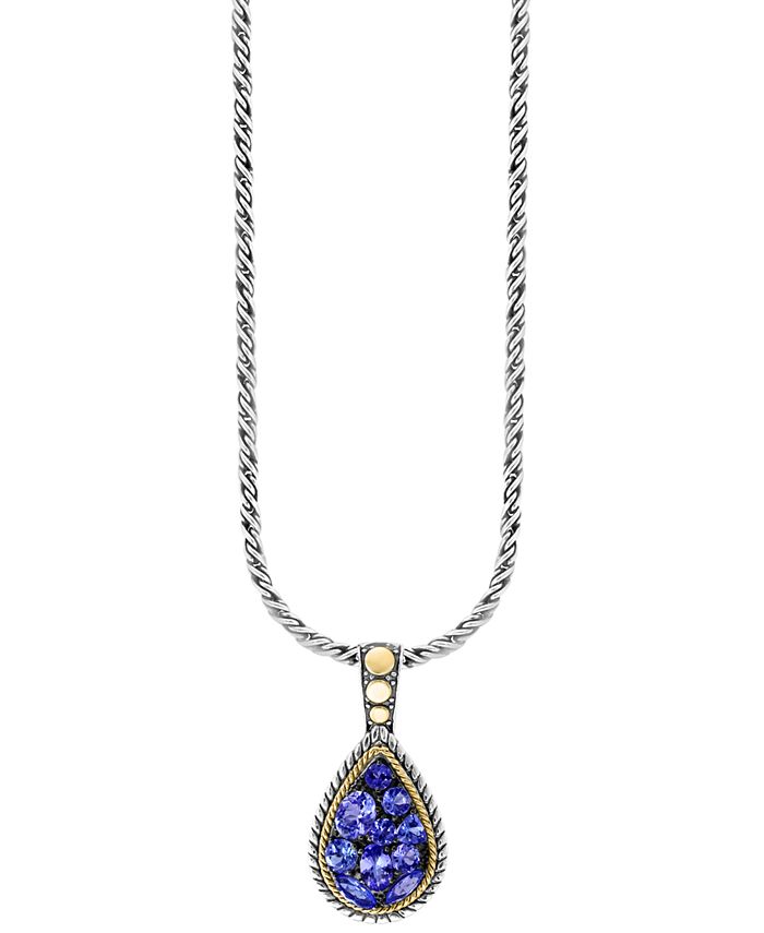 Macys tanzanite new arrivals necklace