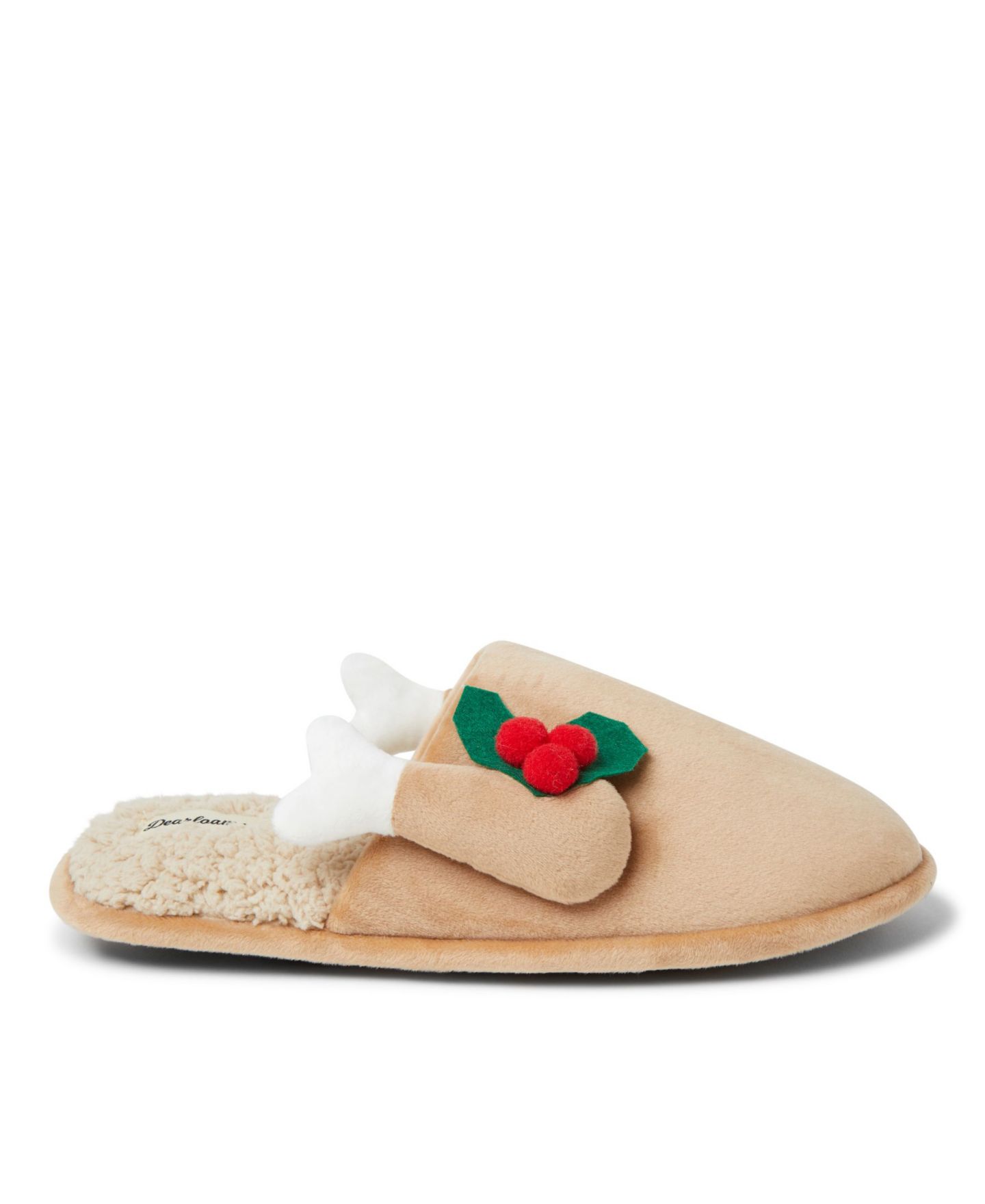 Мужские тапочки Dearfoams Carson Holiday Thanksgiving Turkey Scuff Slipper, цвет: Виски — фото 2