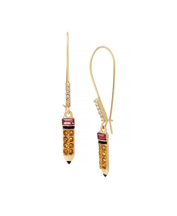 Betsey Johnson Pencil Dangle Earrings Macy's