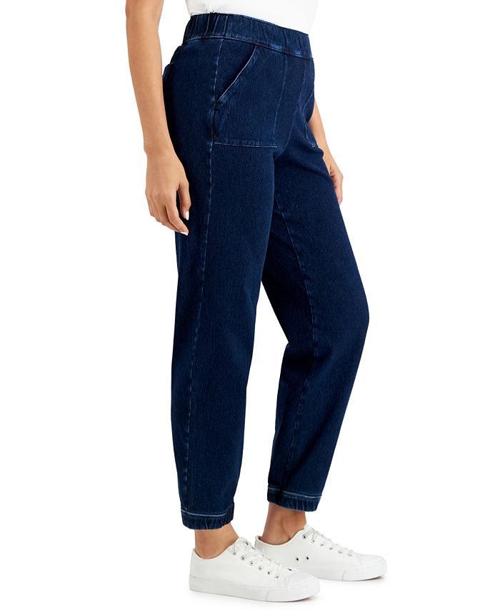 Charter Club Denim Jogger Pants, Created for Macy's Macy's