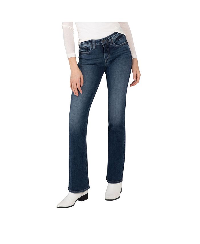 Signature by levi strauss women's curvy bootcut hot sale jeans