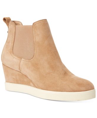 ralph lauren wedge booties