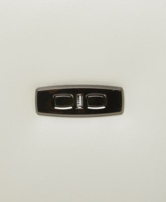 CLOSEOUT! Jenneth 3-Pc. Leather Sofa with 2 Power Motion Recliners and Cuddler