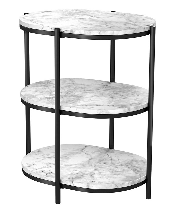 Furniture of America Caltera Open Shelves Side Table Macy's