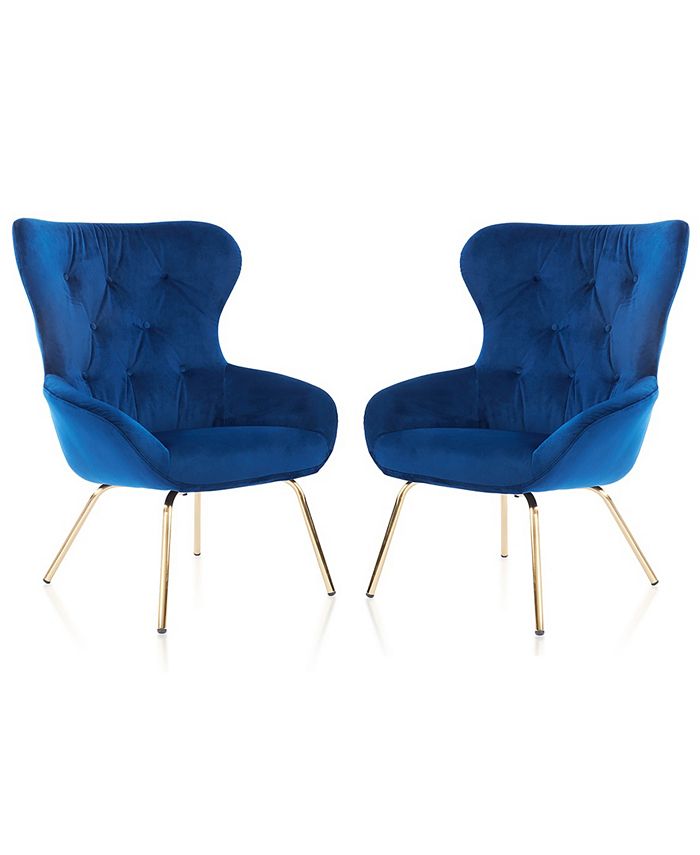 Furniture of America Gensler Tufted Accent Chair Macy's