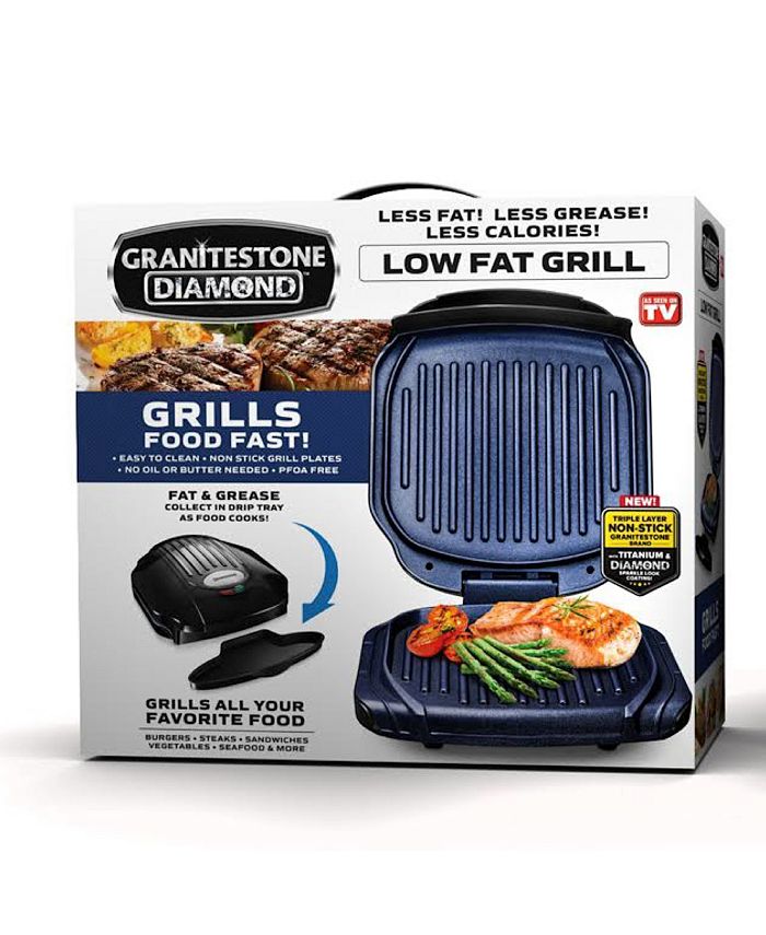 Granite Stone Diamond UltraDurable Nonstick Diamond Infused Low Fat