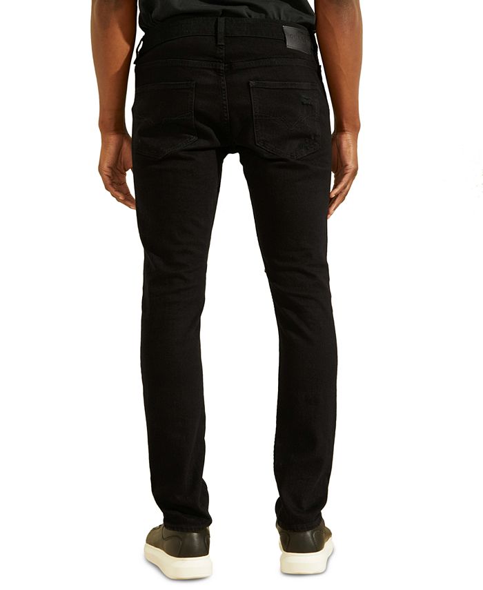 GUESS Men's Destroyed Skinny Jeans - Macy's