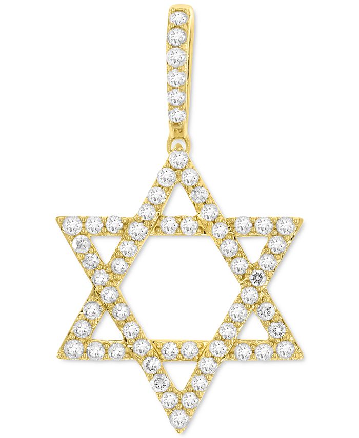 Macy s Men s Diamond Star of David Pendant 3 4 ct. t.w. Pendant