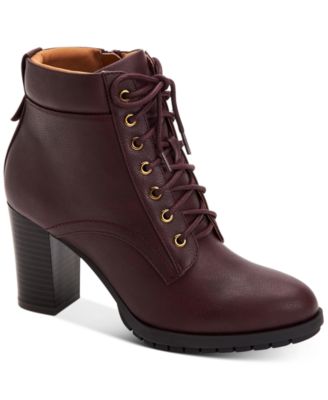 brown booties macys