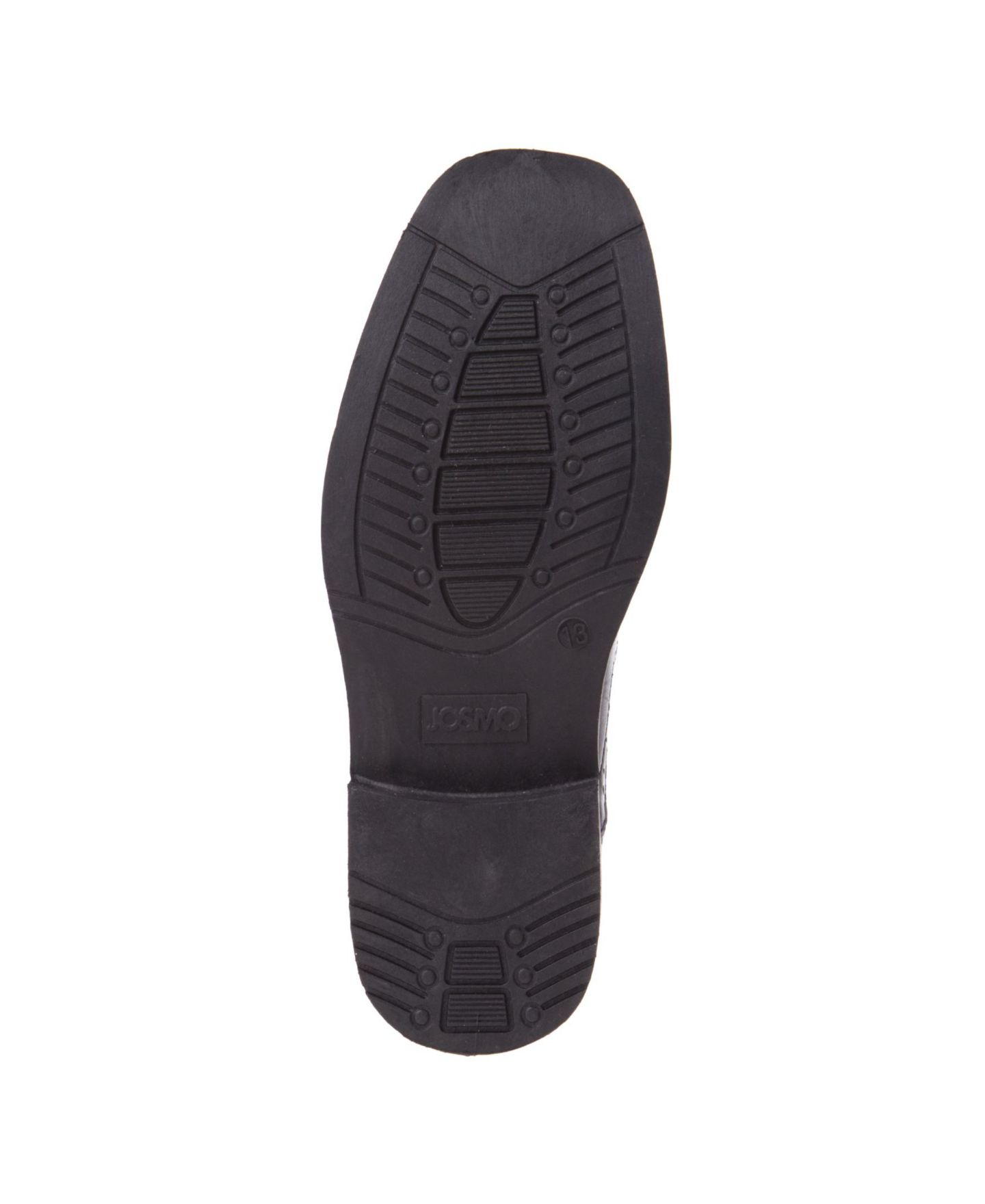 Обувь Josmo Hook and Loop School Durable Comfort Fit Uniform Shoes для мальчиков, цвет: Чёрный — фото 6