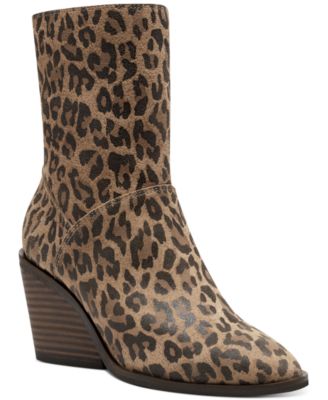 macy's leopard boots