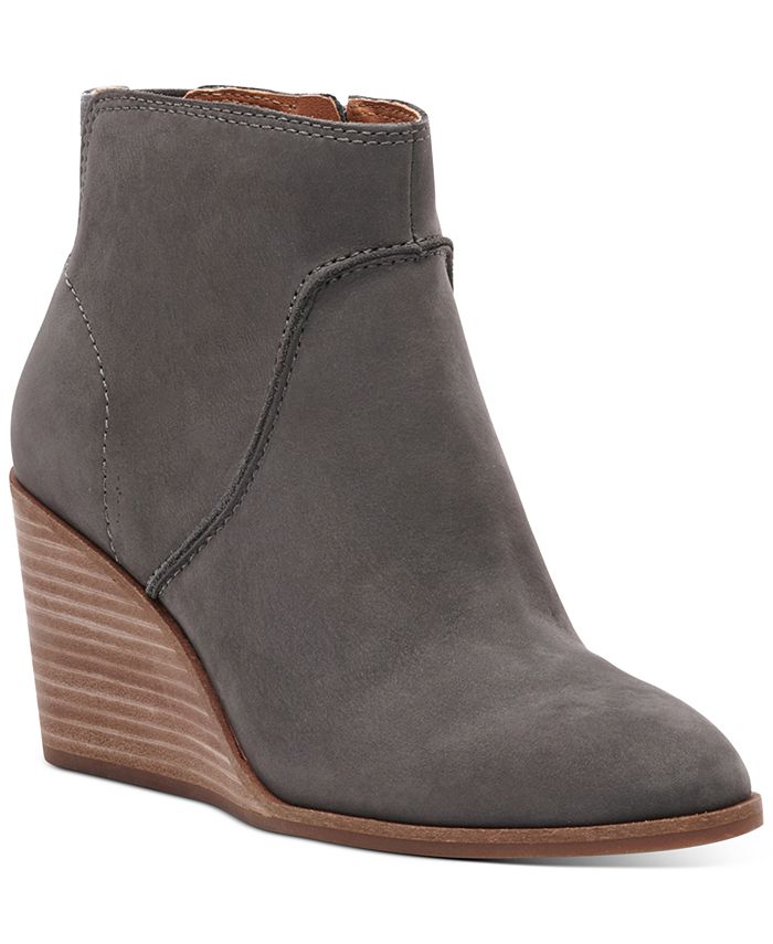 Lucky Brand Women's Zanta Wedge Booties & Reviews - Booties - Shoes ...