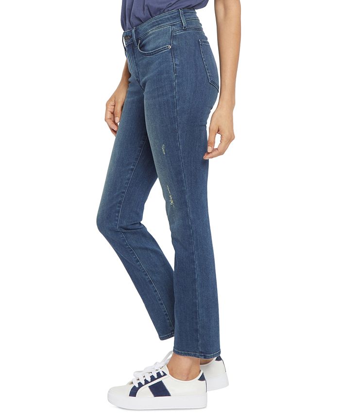 NYDJ Sheri Slim-Leg Ankle Jeans & Reviews - Jeans - Juniors - Macy's