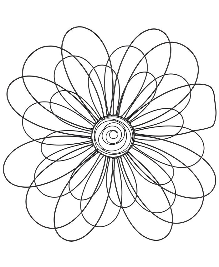 Rosemary Lane Modern Floral Wall Decor Macy's