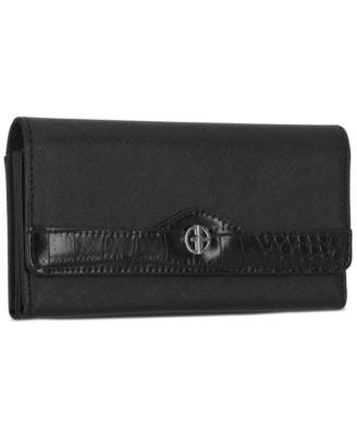 Receipt Manager Leather Wallet, Exclusively at Macy's