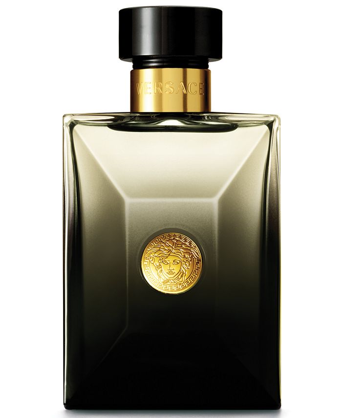 Versace Men's Pour Homme Oud Noir Eau de Parfum Spray, 3.4 oz. - Macy's