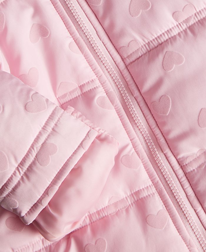 First Impressions Baby Girls Flocked Heart Snowsuit, Created for Macy's Macy's