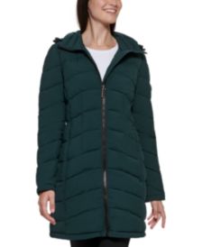 Petite Hooded Packable Puffer Coat, Created for Macy's