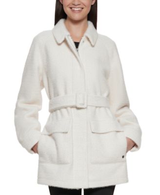 Calvin Klein - Petite Belted Shirt Jacket