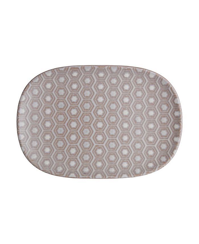 Denby Impression Accent Medium Oblong Platter - Macy's